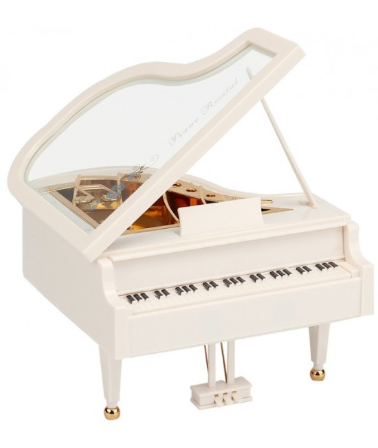 鋼琴 旋轉音樂盒 帶燈光 MUSIC BOX